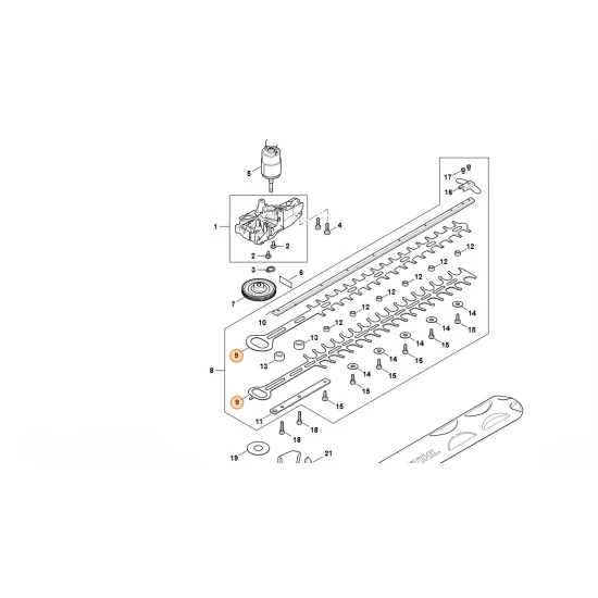 STIHL  Nóż / noże 4521 710 6002